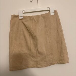 Victoria + Sophia Blush Pink Mini Skirt